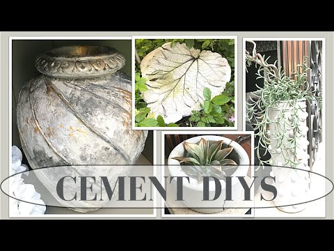 CEMENT DECOR DIYS FOR YOUR HOME AND GARDEN