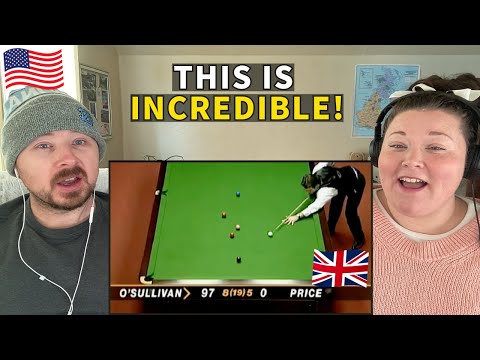 Americans React to Ronnie O'Sullivan - Fastest 147 in Snooker History