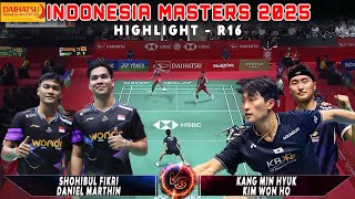 Shohibul Fikri/Daniel Marthin (Ina) Vs Kang Min Hyuk/Kim Won Ho (Kor) | Indonesia Masters 2025 | R16