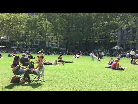 Bryant Park, Manhattan - Late August 2017