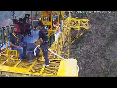 Rishikesh bungee jump first time highest in india march 2019