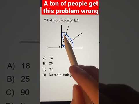 Missing Angles Geometry Problem / Tricky Math Question #maths #math #shorts #youtube #ytshorts #yt