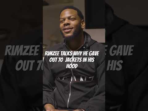 Rimzee talks why he gave out 70 jackets in his hood