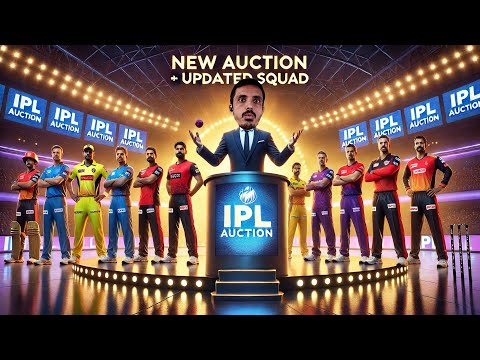 New Auction update : Ready for 2025 Indian Premier League IPL in Real Cricket 24 Live Stream