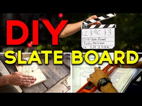 DIY Slate Board | Tomorrow's Filmmakers