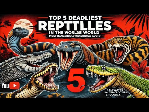 "Top 5 Deadliest Reptiles in the World | Most Dangerous Reptiles You Should Avoid"