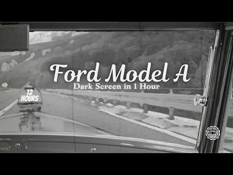 Relaxing Ford Model A Sounds for Deep Sleep ⨀ Vintage Car Driving ASMR