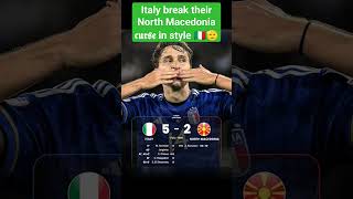 Italy 5-2 North Macedonia #italyvsnorthmacedonia #italia #footballshorts #highlights #euroqualifiers