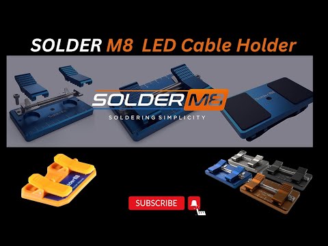 LED Strip holder for Soldering  💡 Problem Solver 🎁 Solder M8 #soldering