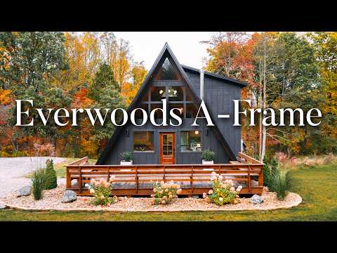 Spacious 3 Story A-Frame Perfect For Christmas! Full Tour!