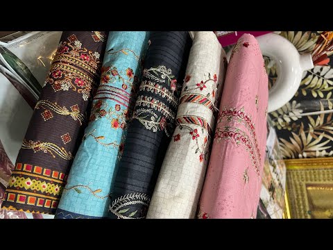 EMBROIDERED SUMMER COTTON SUITS #pakistanisuits #bestprice #kolkata #vlog #trending