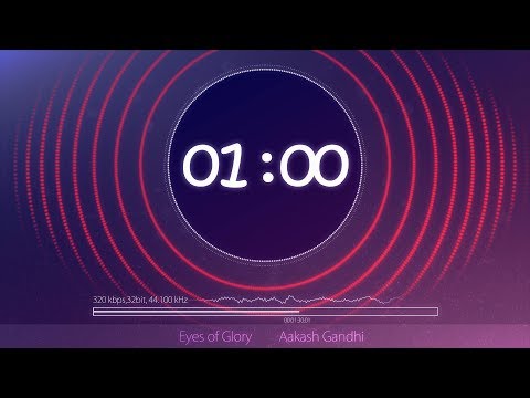 COUNTDOWN TIMER 2 min 30 sec ( v 640 ) with sound music 4k