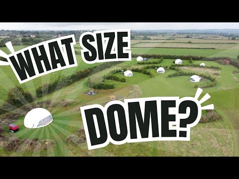 4m Vs 10m and everything in-between! What can you fit in a Geodome?