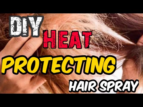 How to reduce Hair Damage| DIY Heat Protecting Hair Spray with more Shine & Smoothness|HairCare Tips