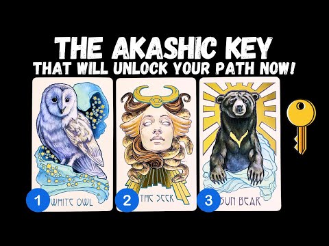 The Akashic Key That Will Unlock Your Path Now! 🌍🔑⎮pick a card 🃏