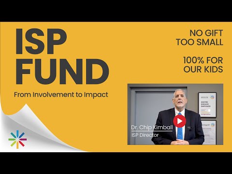 ISP FUND GIVING WEEK - Message from ISP Director