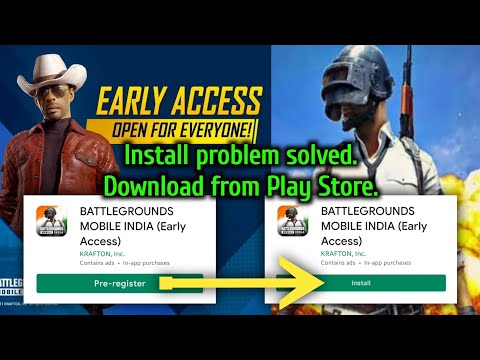 Download Battlegrounds Mobile India from Play Store | Early Access Open For Everyone