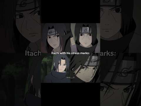 Itachi with Mark  ❗        #itachi #itachiuchiha #mark #anime #naruto #sad #broken #hurt #feelings