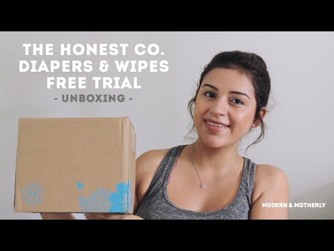 The Honest Company | How to Get a Free Trial Bundle of Diapers & Wipes $$ | Unboxing & Review