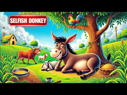 The Selfish Donkey | Moral Story for Kids in English