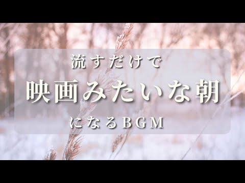 【あなたの朝が映画のワンシーンになるBGM】勉強や瞑想にも癒しのヒーリング音楽１時間 | 流すだけで映画みたいな朝になるBGM