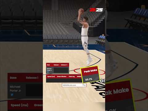 NBA 2K25 Best Jumpshots: Green Window Shooting Tips MPJ #2k25 #nba2k25