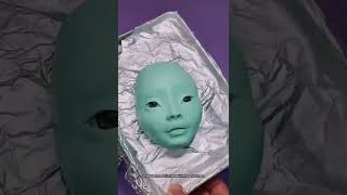 Sculpting a Doll Face #sculptor #sculpture #dollartist #pidgindoll