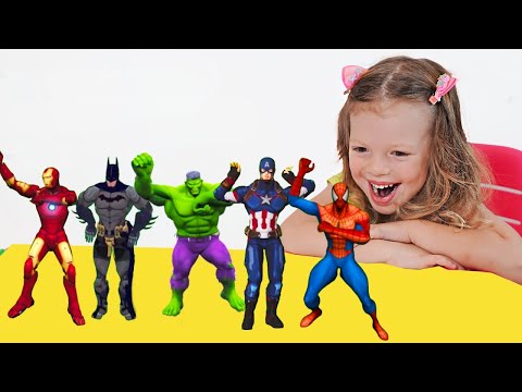 Superheroes Dance with Sandra and sister