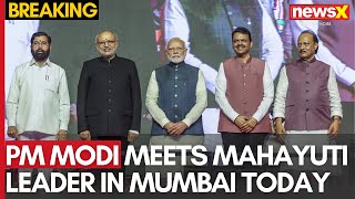 Breaking News: PM Modi Meets MLAs of Mahayuti Government in Mumbai Today