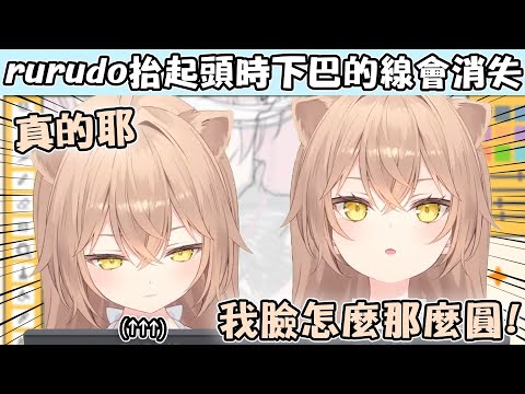 直播到一半突然發現自己是超級圓圓臉的可愛Rurudo小獅子w【hololive/vtuber中文精華 るるどらいおん】