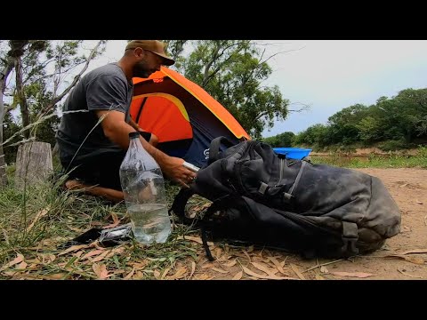 3 días de pesca, cocina, acampe y exploracion. pesca urbana outdoor camping