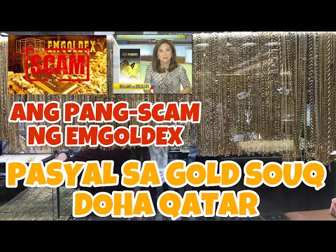 Namili kami ng hikaw sa Doha Qatar Gold Souq at naalala ko ang Emgoldex at Karen Davila.