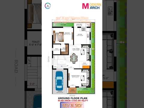 30 X 50 Modern House plan 1BHK Latest House plan 30/50 Ghar Kanaksha #shortsviral  #trending #shorts