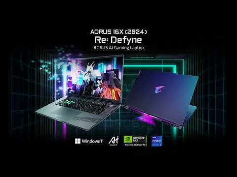 GIGABYTE AORUS 16X (2024) Gaming Laptop - 165Hz 2560x1600 WQXGA (ASG-53USC64SH)