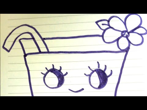 Cute Summer Drink||Easy Drawing||#drawingforkids #drawing #coloring #kidsvideo