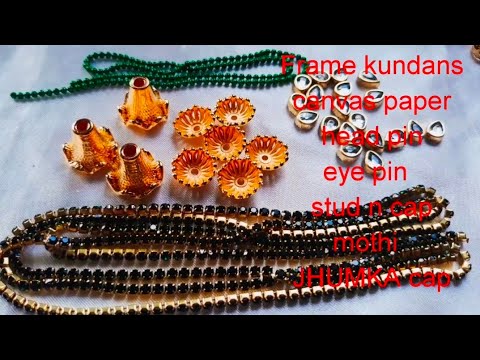 How To Make Bridal Wear Earring DIY. Jewellery By Hooriya style