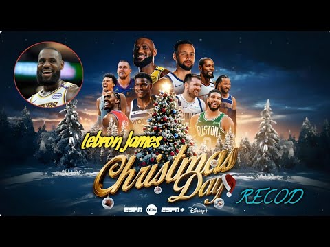 LeBron James। Sets Christmas Day Record in Lakers' Thrilling Win Over Warriors। lebron james