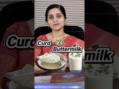 Curd or Buttermilk which is better? आयुर्वेदिक Food || Dr. Rupali Jain- Ayurveda Consultant #दही