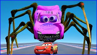 Epic Escape From The Lightning McQueen Spider Arachne Eater | Coffin Dance Song (COVER)