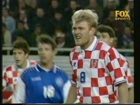 Croatia v Denmark 1997 in Poljud, Split, Croatia