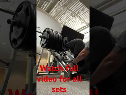 Decline Leg Press build to a heavy 5 rep #gym #gymlife #workingout #fitness #gymequipment #weights