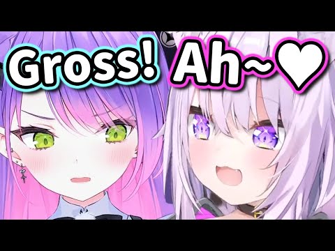 Okayu gets excited after getting cringed by Towa【Hololive】