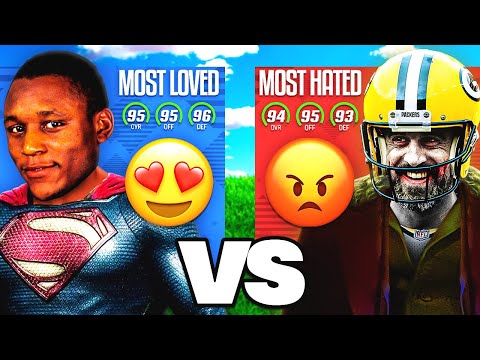 Loved vs. Hated NFL Players