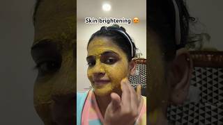 Skin brightening home pack #homemaderecipe #homemadefacepacks #skinbrightening #facebrightening