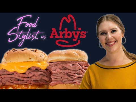 Food Stylist Vs Arby’s Roast Beef Sandwich and Beef ‘n Cheddar | Fast Food Styling Revisited