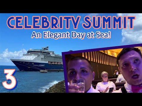 Celebrity Summit: Our first sea day, gala night, & evening fun! | PART 3, October 2023