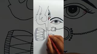 Quick simple and easy drawing of Maa kali face/ Maa kali drawing # easy step by step # yt shorts