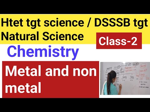 Metal and non metal|| | htettgtscience Chandigarh tgt #dsssb2024 #ctet2024