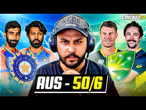 HARDIK, BUMRAH & ARSHDEEP SHINES vs AUSTRALIA IN T20 World Cup I Cricket 24