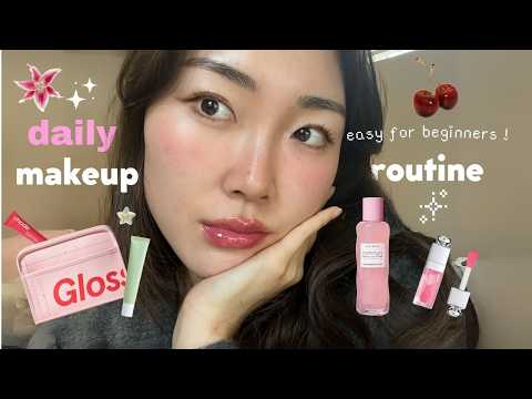 SIMPLE everyday daily makeup routine 🩷